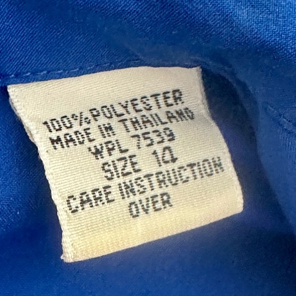 Diane Von Furstenberg Vintage Button Down Shirt size 14 - Picture 5 of 6